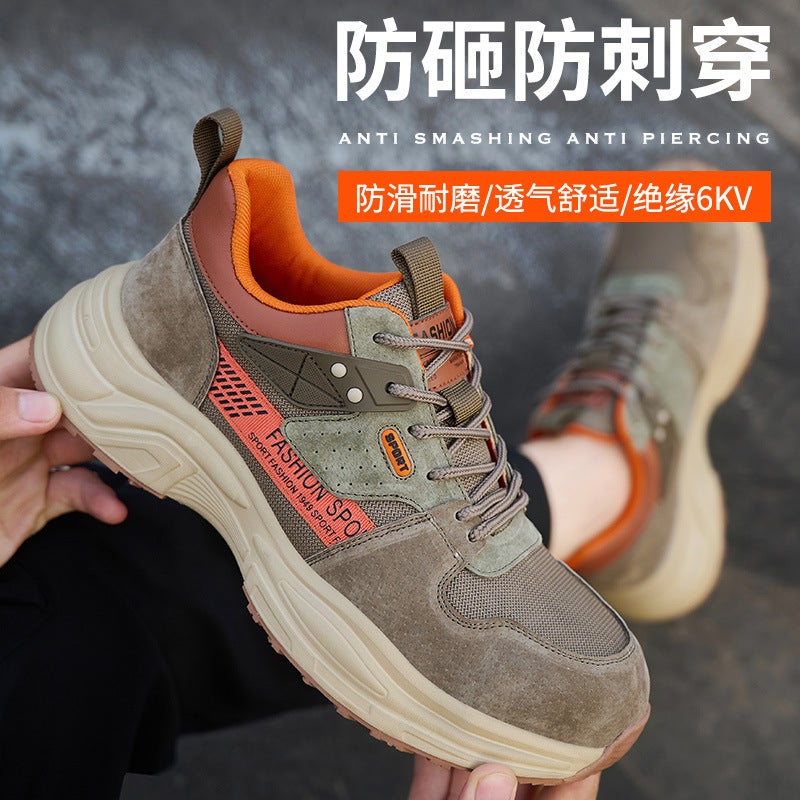 Labor Protection Shoes Men'S And Women'S Fashion Anti-Smashing Anti-Piercing Lightweight Safety Shoes Summer Electrical Insulated Shoes Not Tired To Stand For A Long Time - Image 2